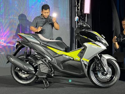 Yamaha Aerox Alpha Skutik Sporty Makin Gagah Dan Futuristis